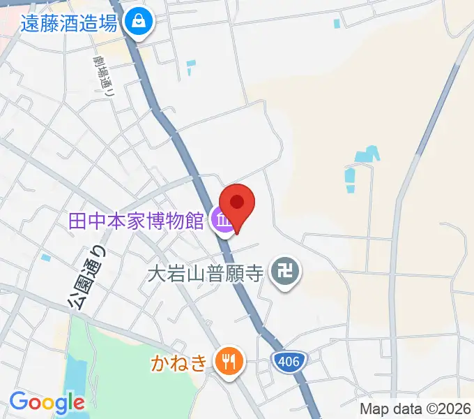 豪商の館 田中本家博物館の地図
