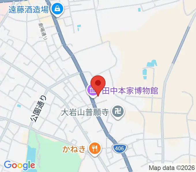 豪商の館 田中本家博物館の地図