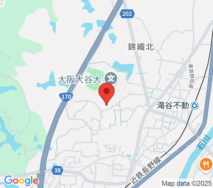 大阪大谷大学博物館の地図