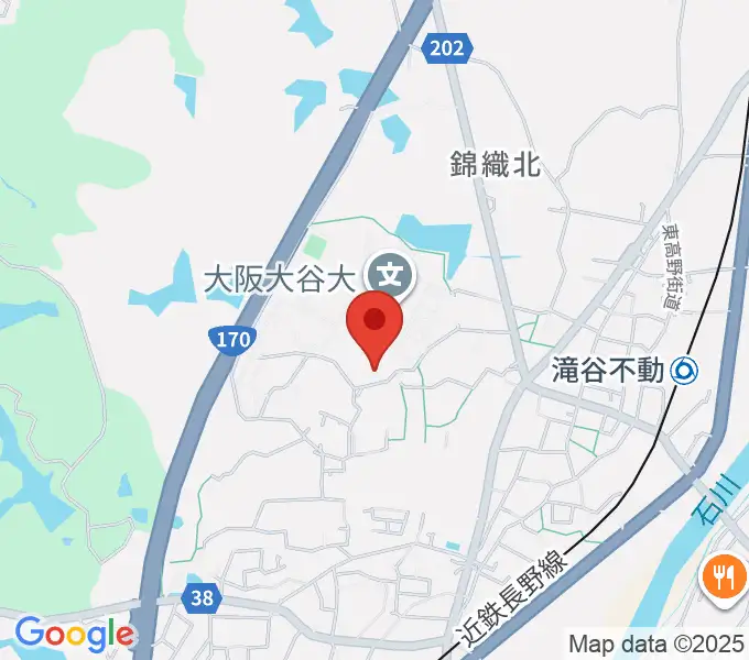 大阪大谷大学博物館の地図