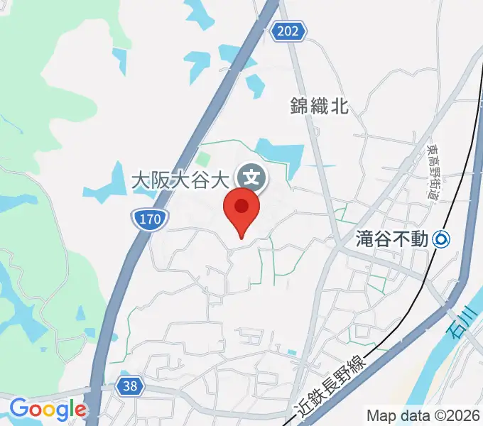 大阪大谷大学博物館の地図