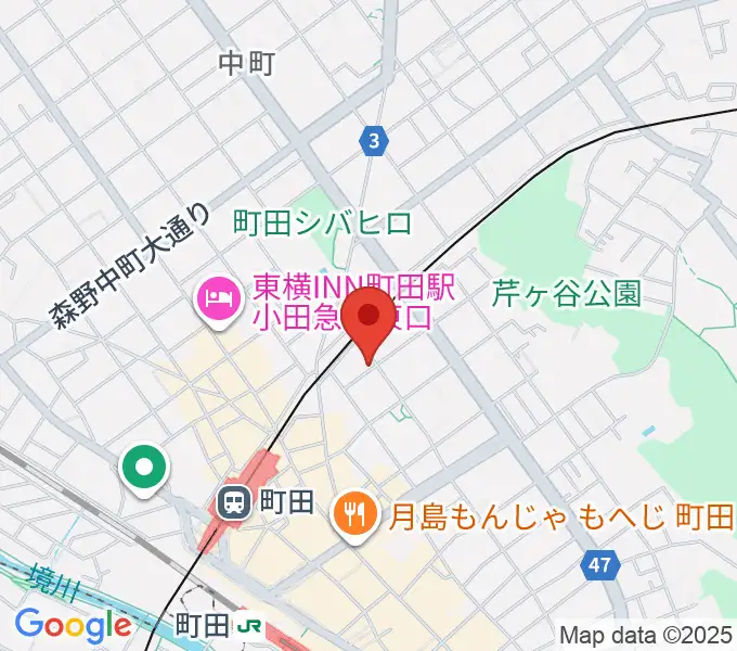 スタジオアクト町田の地図