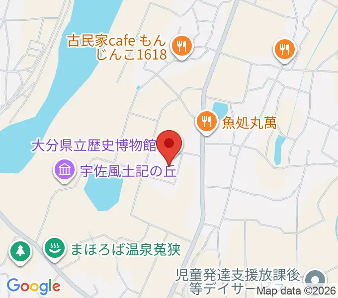 大分県立歴史博物館の地図