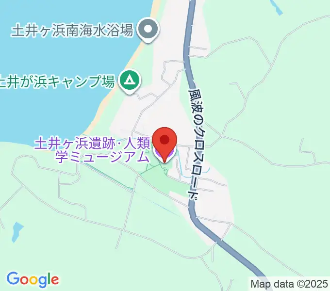 土井ヶ浜遺跡・人類学ミュージアムの地図