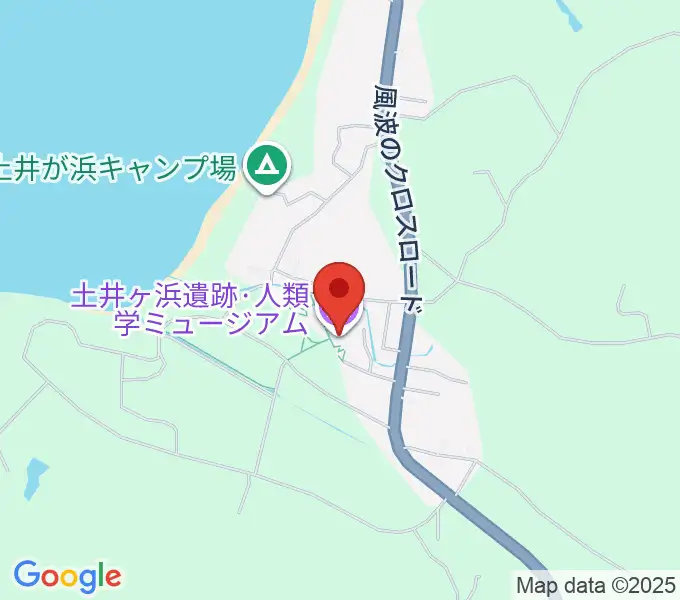 土井ヶ浜遺跡・人類学ミュージアムの地図