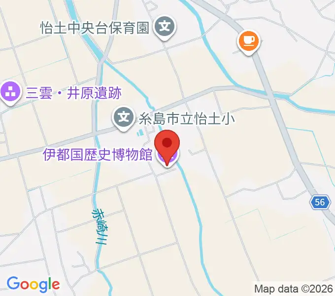 糸島市立伊都国歴史博物館の地図