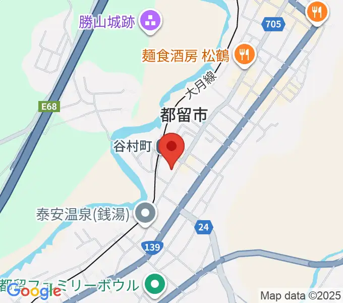 ミュージアム都留の地図