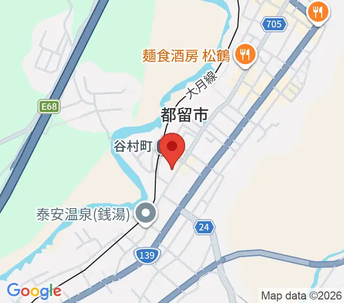 ミュージアム都留の地図