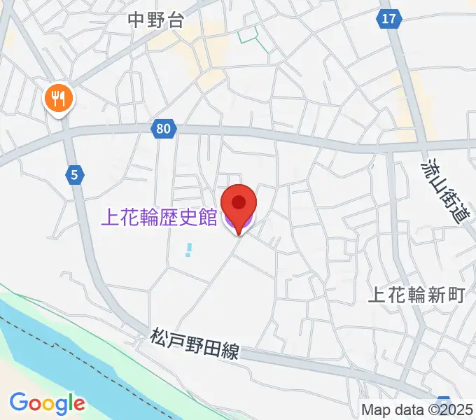 髙梨氏庭園 上花輪歴史館の地図