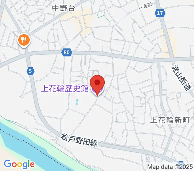 髙梨氏庭園 上花輪歴史館の地図