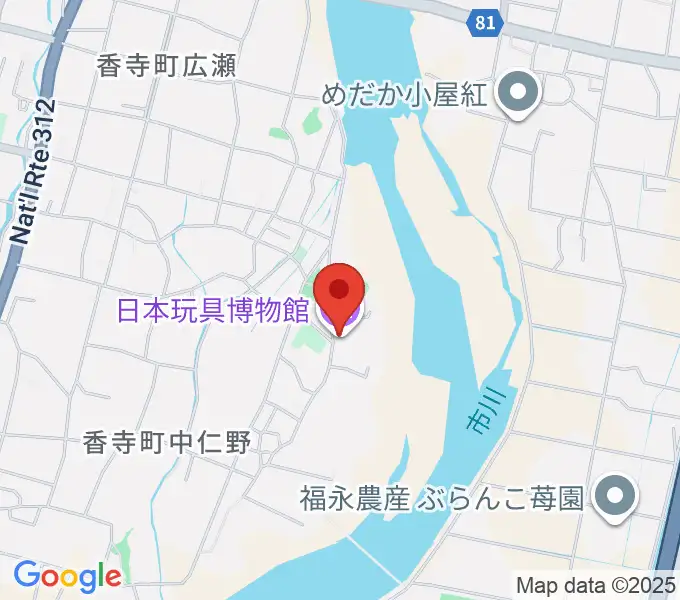 日本玩具博物館の地図