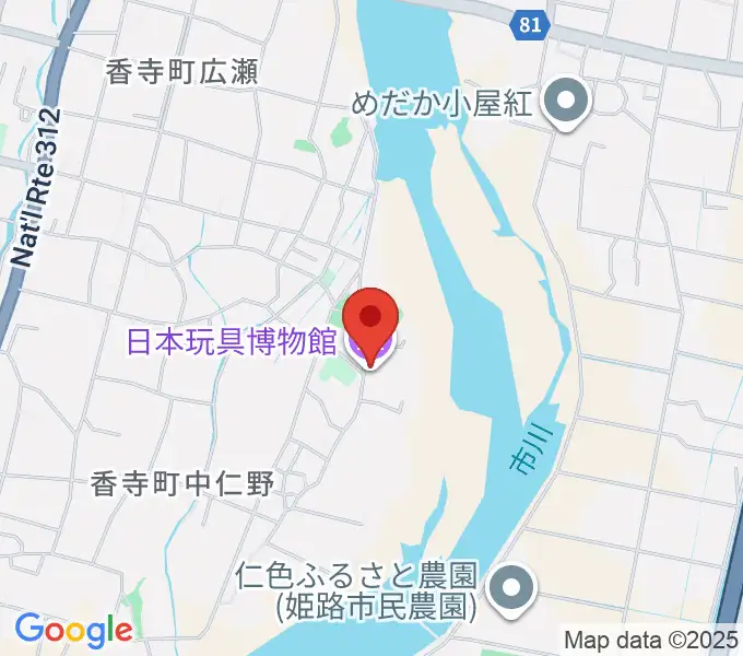 日本玩具博物館の地図