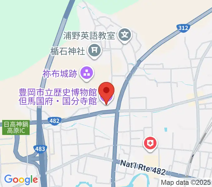 豊岡市立歴史博物館 但馬国府・国分寺館の地図