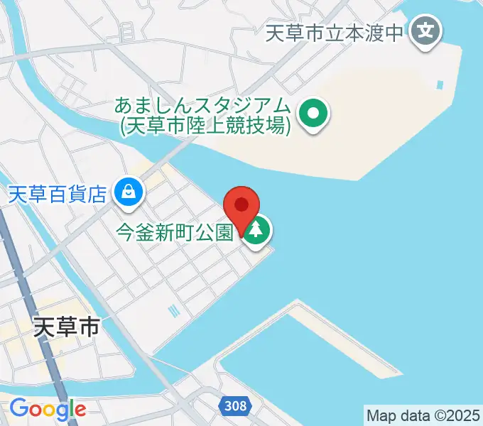 天草市立本渡歴史民俗資料館の地図