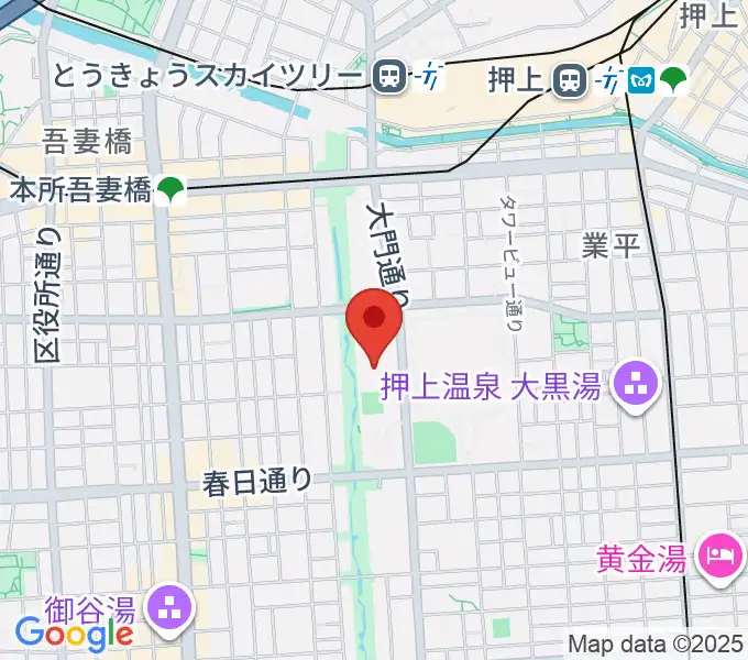 たばこと塩の博物館の地図