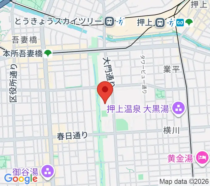 たばこと塩の博物館の地図