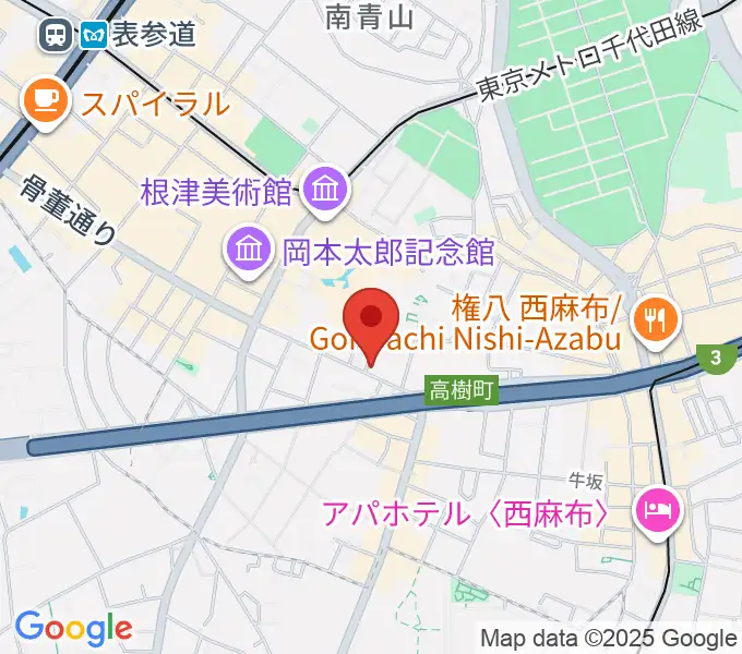 紅ミュージアムの地図