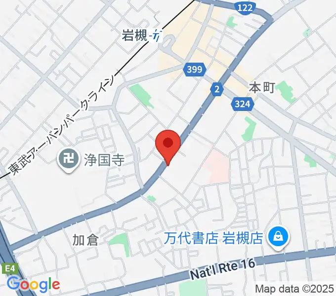 さいたま市岩槻郷土資料館の地図