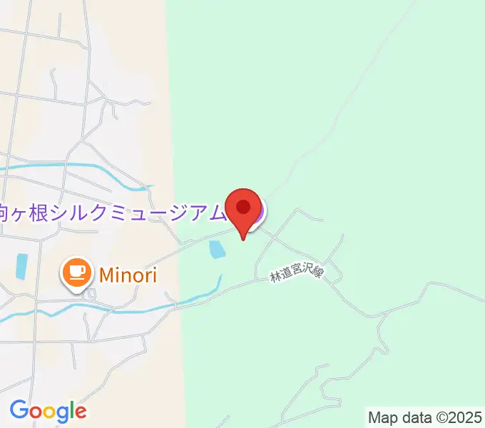 駒ケ根シルクミュージアムの地図
