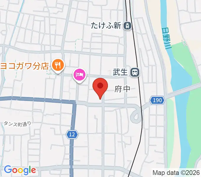 武生公会堂記念館の地図