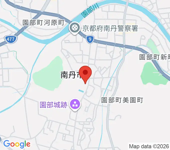 南丹市立文化博物館の地図