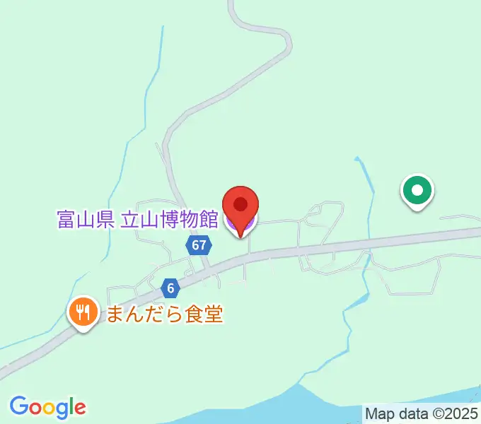 富山県 立山博物館の地図