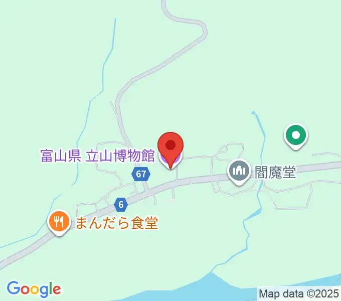 富山県 立山博物館の地図