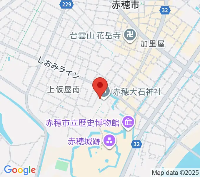 大石神社義士史料館の地図