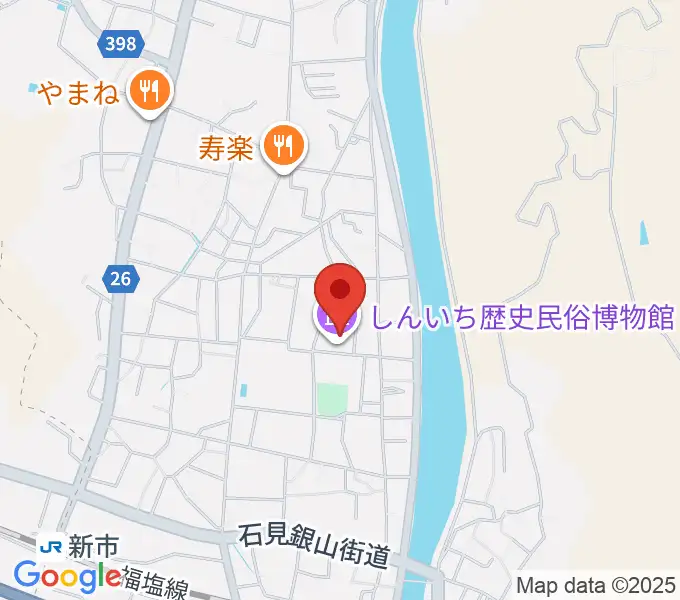 福山市しんいち歴史民俗博物館の地図