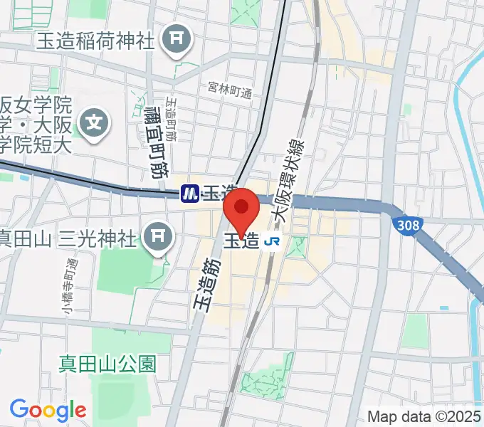 タカラ大阪の地図