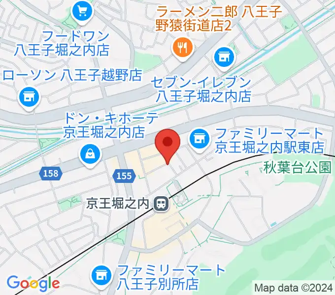 パンキースタジオの地図