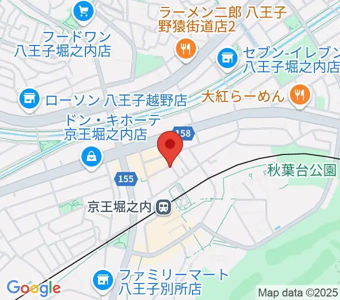 パンキースタジオの地図