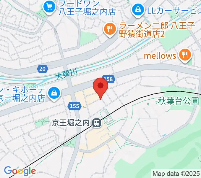 パンキースタジオの地図