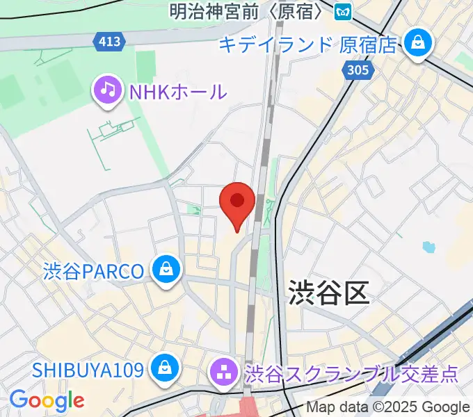 シダックスカルチャーホールの地図