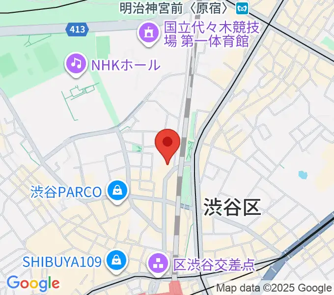 シダックスカルチャーホールの地図