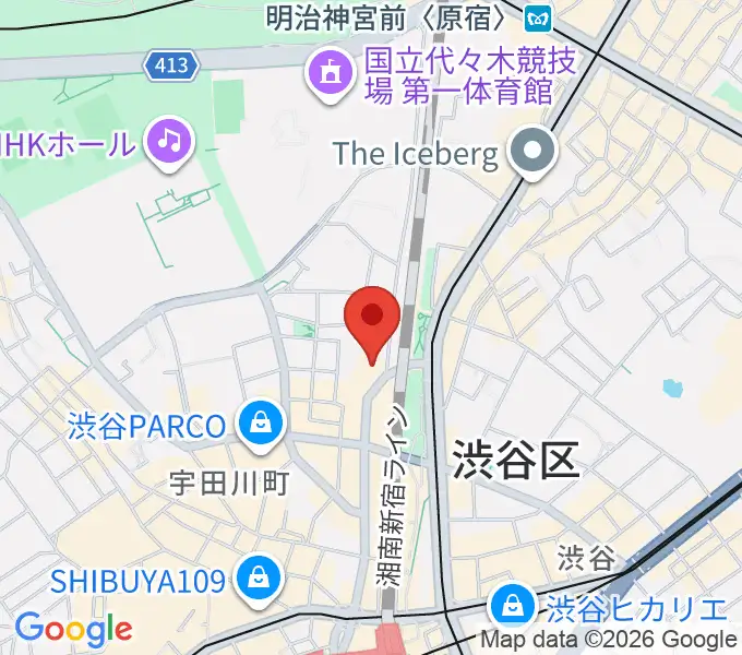 シダックスカルチャーホールの地図