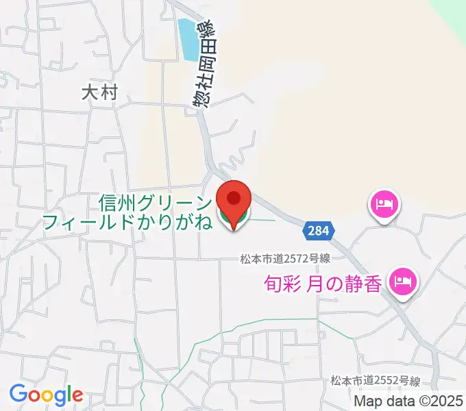 信州グリーンフィールドかりがねの地図