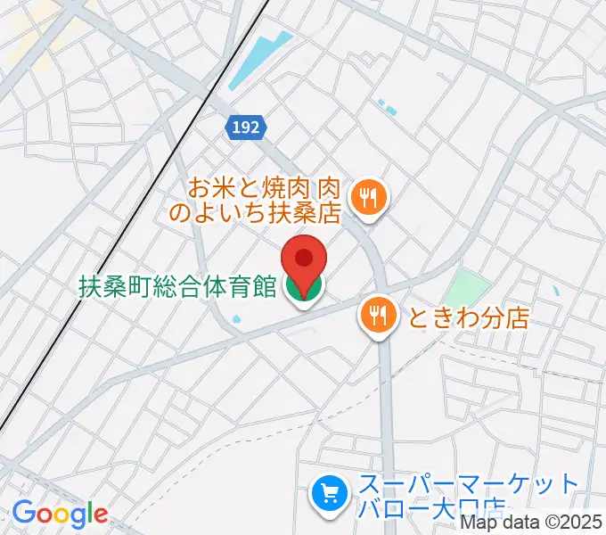 扶桑町総合体育館～免疫ケアで健康習慣を～の地図