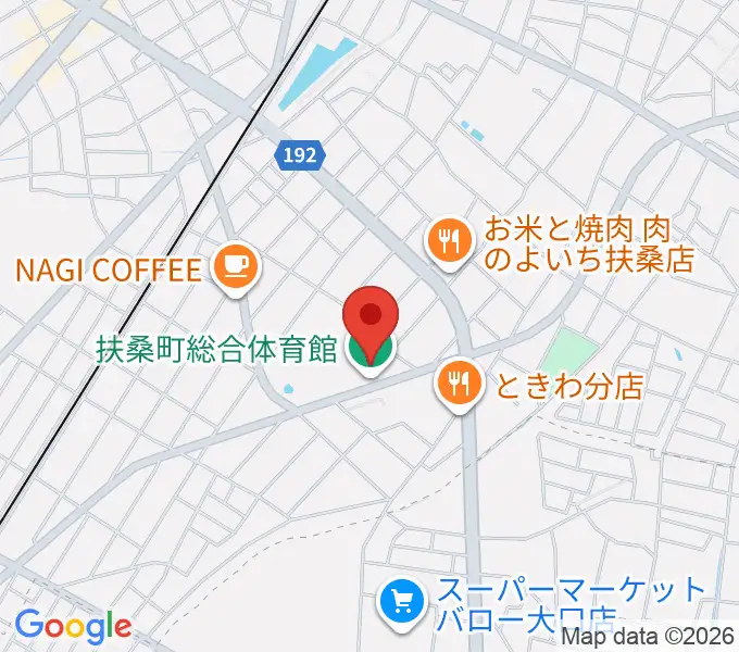 扶桑町総合体育館～免疫ケアで健康習慣を～の地図