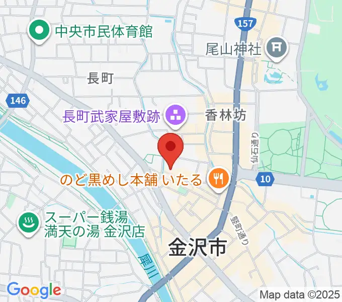 前田土佐守家資料館の地図