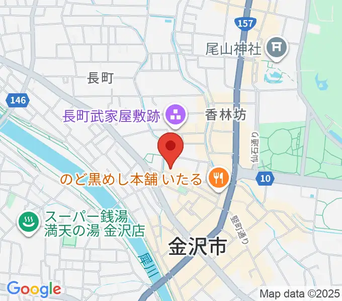 前田土佐守家資料館の地図