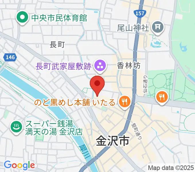 前田土佐守家資料館の地図