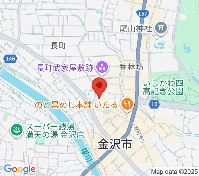 前田土佐守家資料館の地図