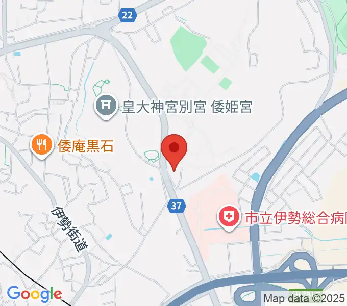 佐川記念神道博物館の地図