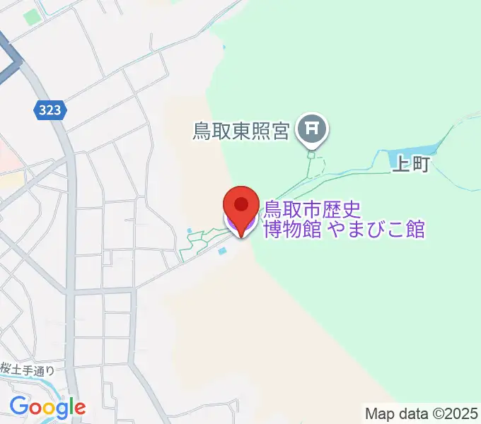 鳥取市歴史博物館の地図