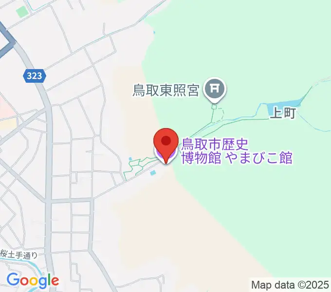 鳥取市歴史博物館の地図