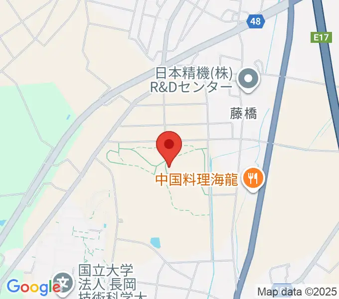 藤橋歴史の広場の地図