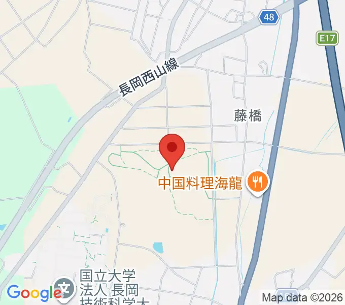 藤橋歴史の広場の地図