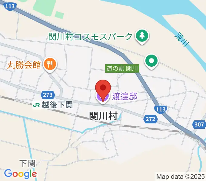 渡邉邸の地図