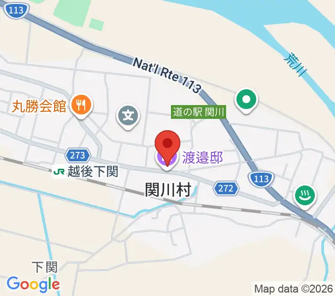 渡邉邸の地図